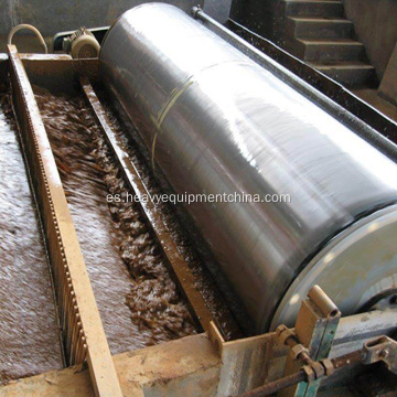 Separador magnético seco para el proceso de refinación de mineral de hierro